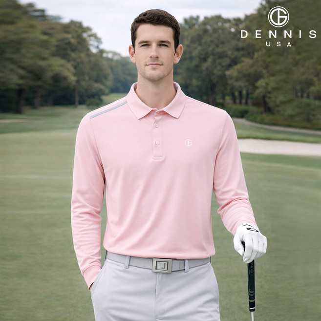 [DENNIS] 26SS신상 남성 라인포인트 긴팔카라티_NARSMTS002