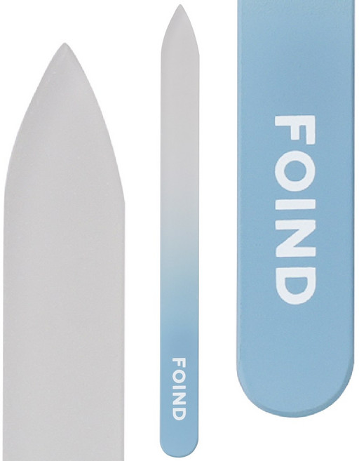 포인드 글라스 네일파일 강화유리 섬세한 네일케어, 1개, 단일