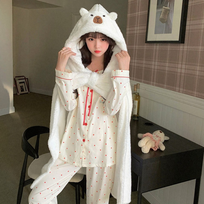 포근담 극세사 망토담요 따뜻한 카피바라 후드 겨울 담요, 1개, 화이트