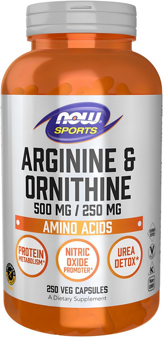 나우푸드 아르기닌 500mg & 오르니틴 250mg 캡슐, 250정, 1개