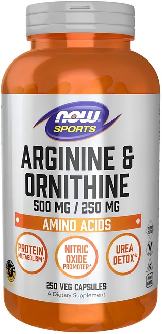 나우푸드 아르기닌 500mg & 오르니틴 250mg 캡슐, 250정, 1개 - 쿠팡