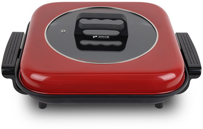 키친아트 사각 이중코팅 전기그릴 잔치팬 2종 택 1, 1)그릴단품