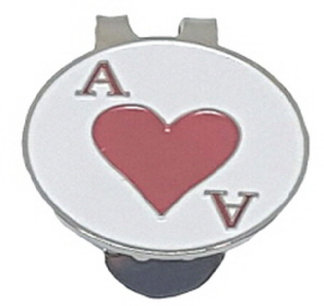 버디러버 볼마커 1세트(클립 포함), 빨강 하트, 1개