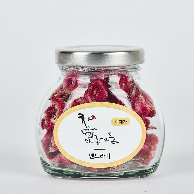 (무농약) 수제 맨드라미꽃차 6g, 1개, 1개입