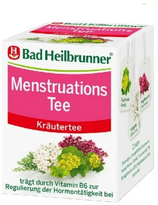 바드 하일브루너 건강허브차 생리통 8개입, 1개 - 쿠팡