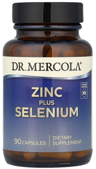 Dr. Mercola 아연 플러스 셀레늄 캡슐 90정 Mercola (닥터 머콜라), 90 개, 1 - 쿠팡