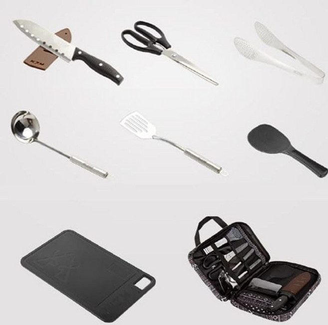 키친툴세트 칼 조리도구 집게 가위 7종 세트, 1개, 상세페이지 참조