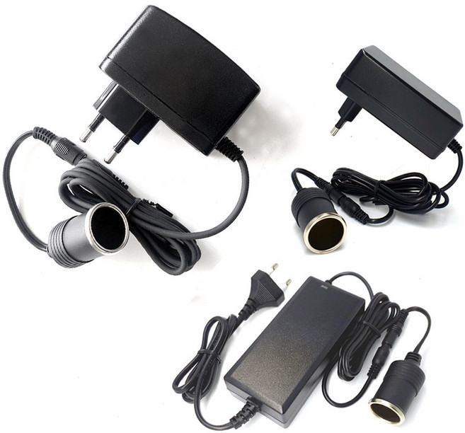 DC 12V 시거잭 어댑터 전원 차량용 냉온장고 청소기 시거 아답터, 01. 12V1.5A+시거잭, 1개