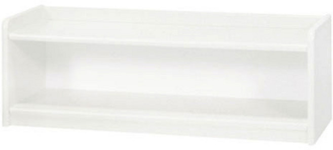 유치원 맞춤가구 낮은 정리장 유아교구장 1단교구장 수납장, W800xD300xH340, 흰색