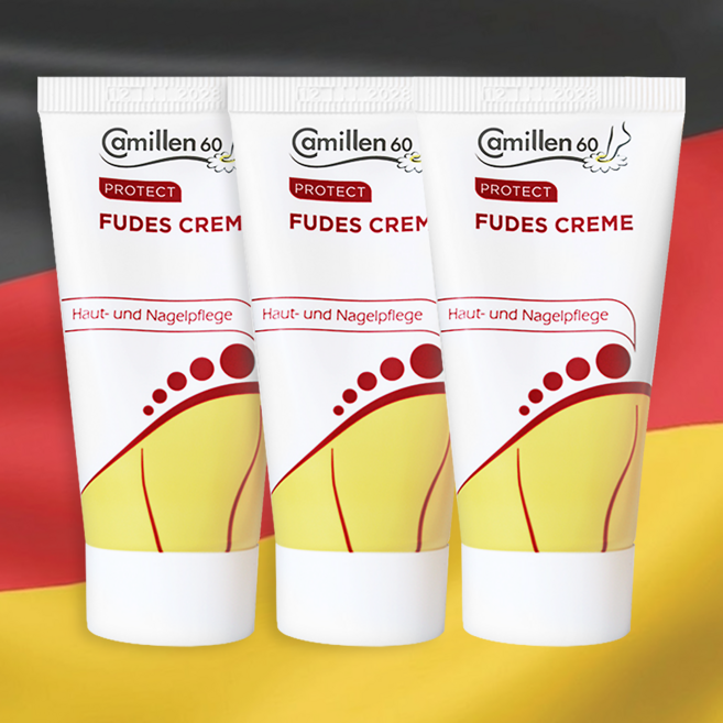 독일 카밀렌60 발각질제거 크림 FUDES 푸데스 문제성 피부 발톱 케어 발간지러움, 3개, 1개입