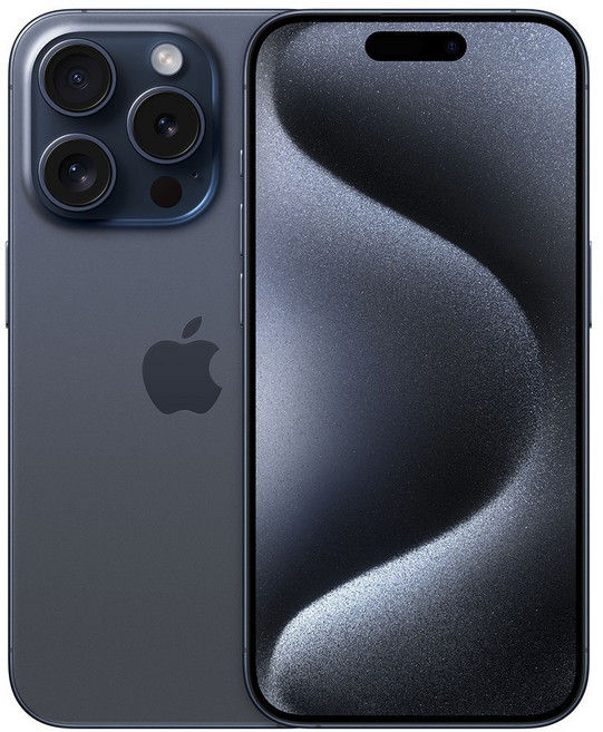 Apple 정품 아이폰 15 Pro 자급제, 블루티타늄, 128GB