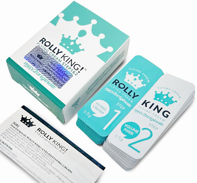 롤리킹 아이래쉬 플라잉 크림 세트 1제 0.5g + 2제 0.5g, 10세트