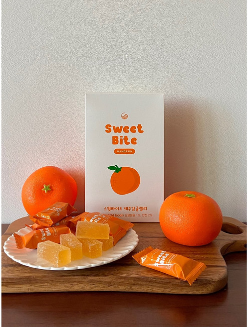 Sweet Bite 스윗바이트 제주감귤젤리 120g, 1개