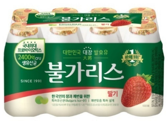 남양 마시는 불가리스 딸기, 1.2L, 4개