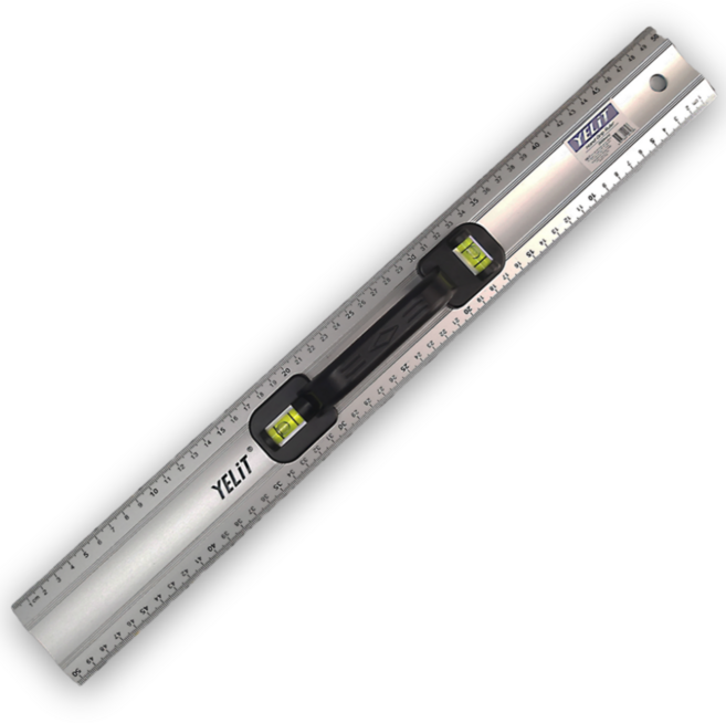 알루미늄 손잡이자 600mm 타일 일자 전기 기능사 실기시험, 1개