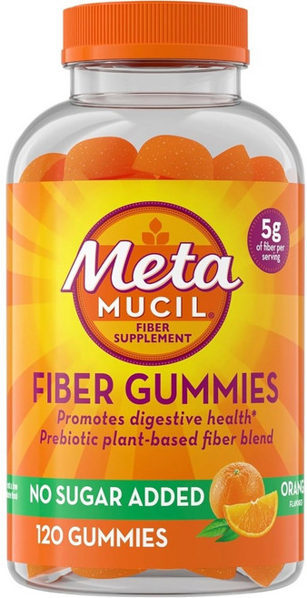 메타무실 화이바 식이섬유 구미 120정, 1개