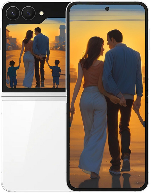 삼성전자 갤럭시 Z 플립7 FE, 256GB, 화이트 5G