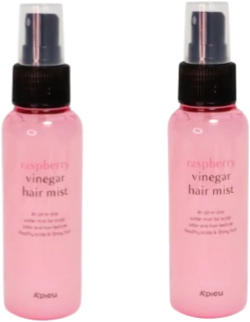 어퓨 라즈베리 식초 헤어 미스트 1 + 1, 105ml, 2개 - 쿠팡