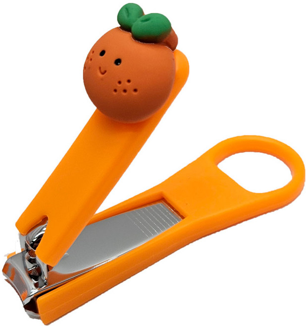 제주갬성 캐릭터 손톱깎이 핸드폰거치대 여행 선물 네일케어, 주근깨, 1개, 오렌지