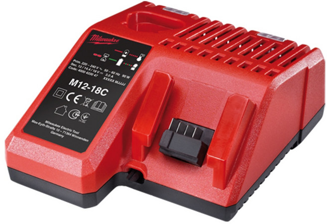 Milwaukee 美沃奇 M12-18C 12-18V鋰電充電器, 1個