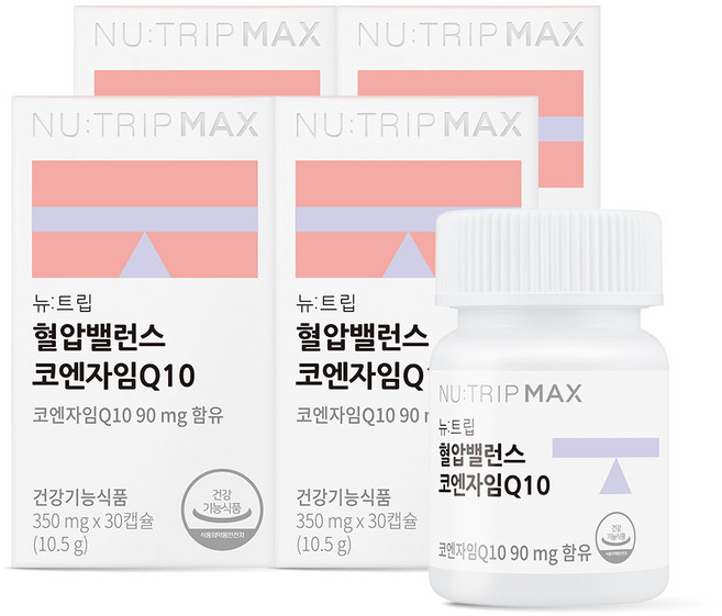 뉴트립 혈압밸런스 코엔자임Q10 350 mg, 4개, 30정