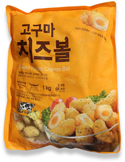 이지푸드 고구마치즈볼1kg, 1개, 1kg