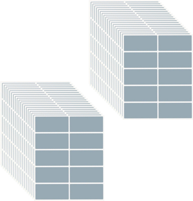 복권 스크래치 스티커 쿠폰 끍는 복권 만들기, 그레이(S1216), 400개