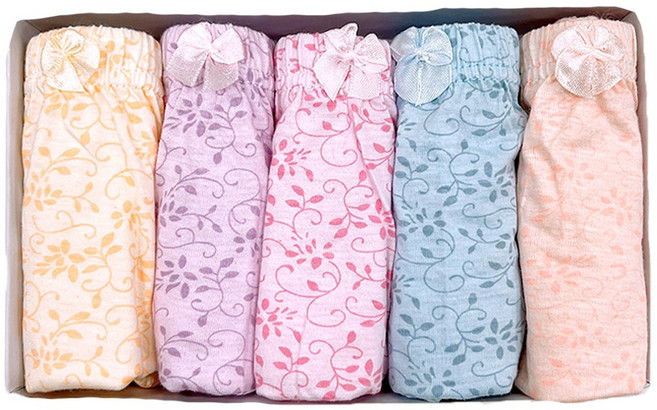 이너라인 순면100% 여성 맥시팬티 5매입세트 06