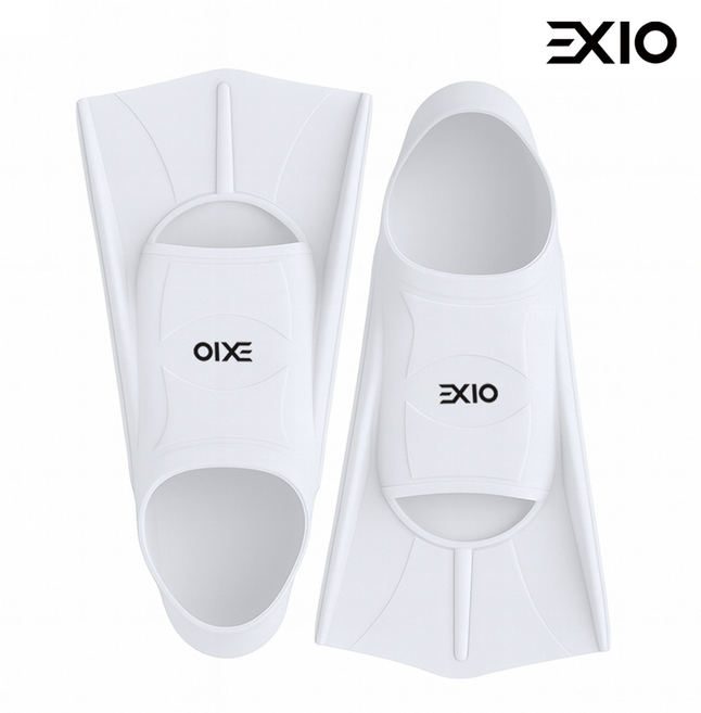 오리발 숏핀 스노쿨링 + 메쉬백 증정 사이즈 200mm~290mm, 화이트