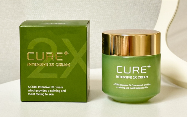 김정문알로에 큐어 인텐시브 2X 크림, 50g, 3개