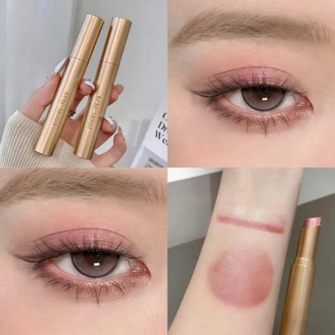 아이섀도우 스틱 스틱섀도우 하이라이터 워터프루프 아이섀도우 스틱 섀도우 섬세한 그라데이션 글리터 하이라이터 아이쉐도우 스틱아이섀도우, 1개, 04 - 쿠팡