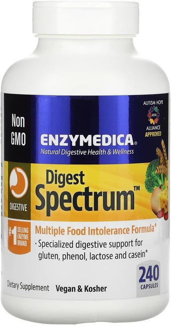 엔자이메디카 다이제스트 스펙트럼 240 캡슐 1개, 240정, 1세트 - 쿠팡