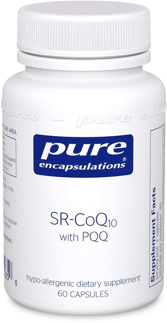 Pure Encapsulations SR輔酶Q10 PQQ無麩質膠囊, 60顆, 1罐
