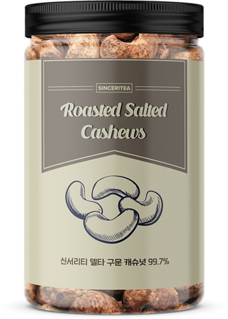 신서리티 델타 구운 캐슈넛, 1개, 160g