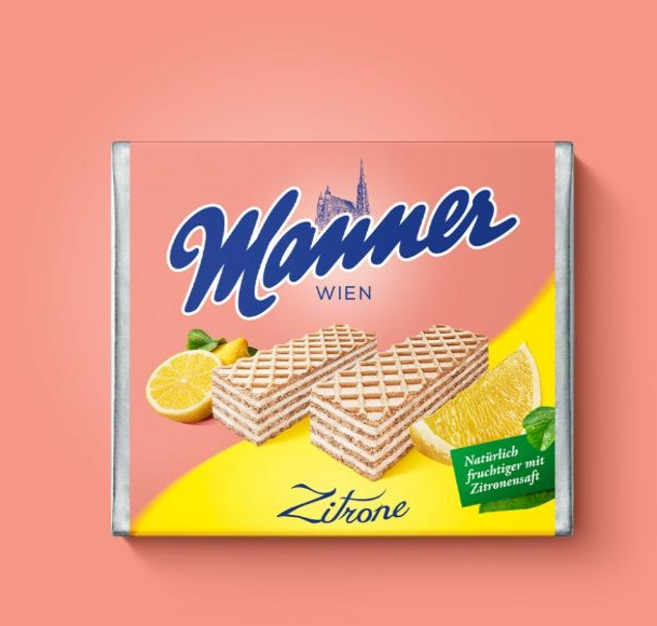 [4개묶음] 오스트리아 마너 웨하스 레몬 75g x 4 Manner, 1개
