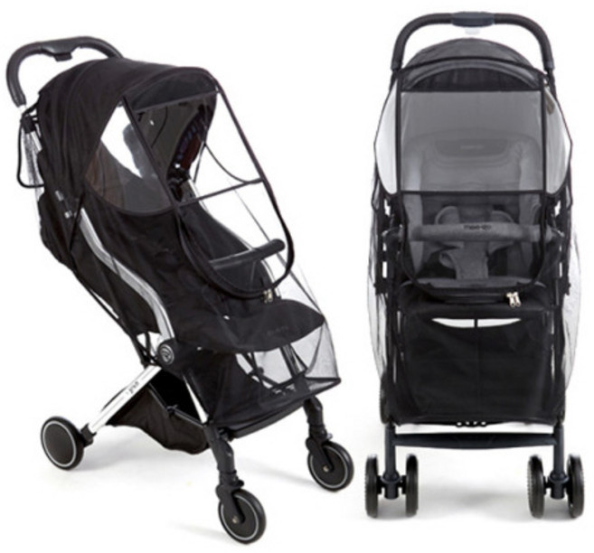 (리안/잉글레시나/페도라/타보) 유모차 공용 방풍커버 방한커버 모기장 레인커버, 04.하삐 휴대용 방한커버, 1개