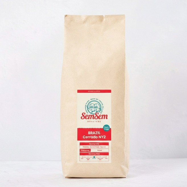 샘샘 브라질 원두커피 세하도 NY2 싱글오리진 카페원두 500g x 2봉, 2개, 홀빈(분쇄안함)