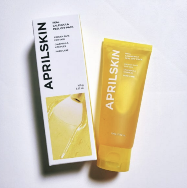 (1+1) 에이프릴스킨 에이프릴스킨 리얼 카렌둘라 필오프팩 100g, 1개입, 2개