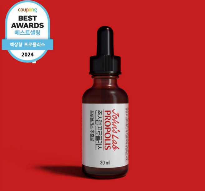 [식약처 인정] 존스랩 액상형 고농축 프로폴리스 원액 리퀴드 스포이드, 1개, 30ml