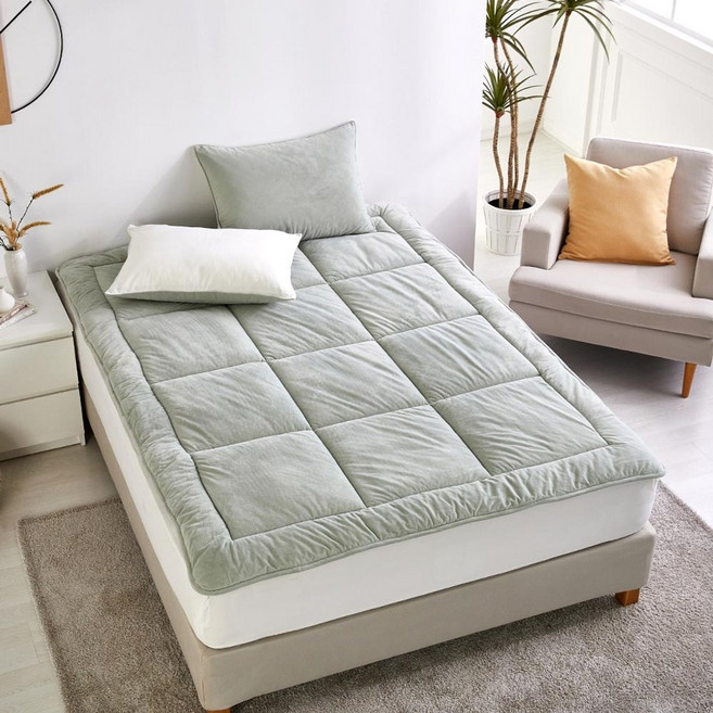 모던하우스 클린 따뜻한 극세사 SS 토퍼 그린 CV2224169