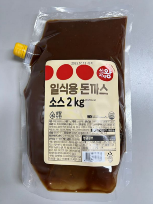 식자재왕 일식 돈까스 소스, 9개, 2kg