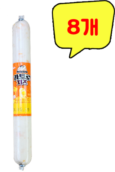 진주햄 천하장사 콰트로치즈 소시지, 50g, 8개