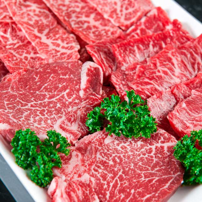 1++ 한우 특수부위 구이 총600g 소고기한판 투뿔한우 구이용 눈꽃 마블링, 1세트, 600g