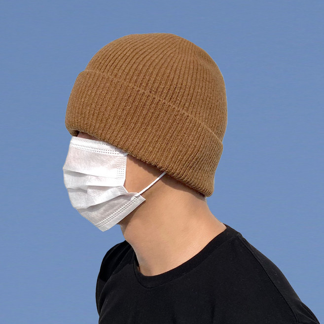 엘에이엘엘 64cm 울 80% 빅사이즈 숏 비니 큰 대두 남자 여자 빅 모자 스키 보드