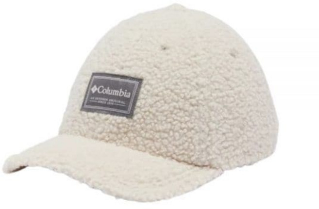 [국내백화점] 컬럼비아 로고 플리스 볼캡 데일리 캠핑 모자 남녀공용 정품