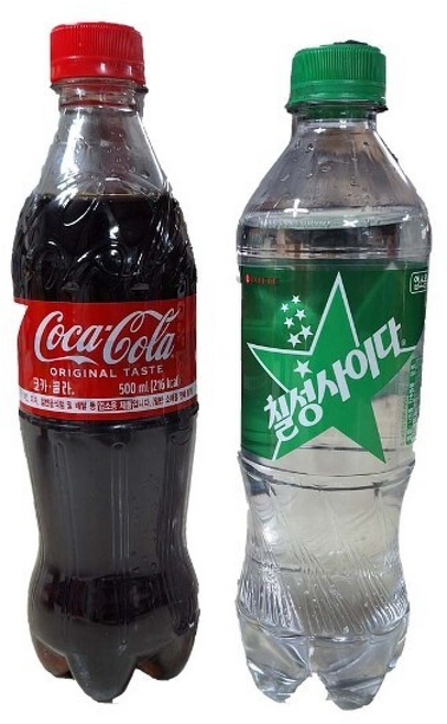 코카콜라 +칠성사이다 업소용, 12개, 1개, 500ml