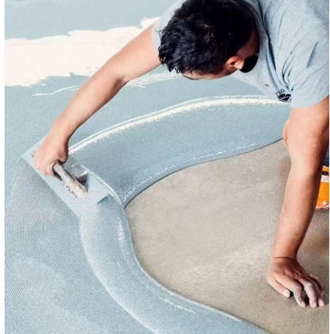 제이베니-801 독일 바닥용 에폭시 페인트 상도 코팅 유광 시멘트 바닥 대리석 타일 벽면 내마모 미끄럼방지, 1. 2kg, 3. 문라이트 화이트(경화제포함)