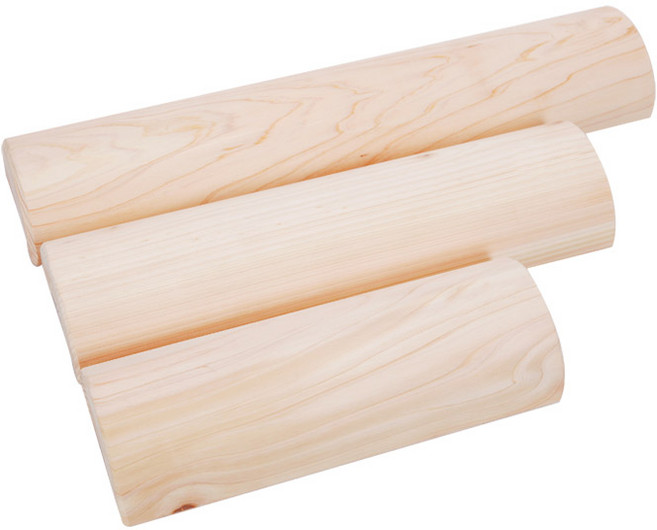 힐링라이프 목침 경침 편백나무베개 시리즈, 나무결