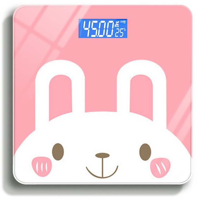 가정용 디지털 스마트 체중계 충전식 전자체중계 정확한 몸무게 측정 실내 건강관리용, 충전식 모델, 1개