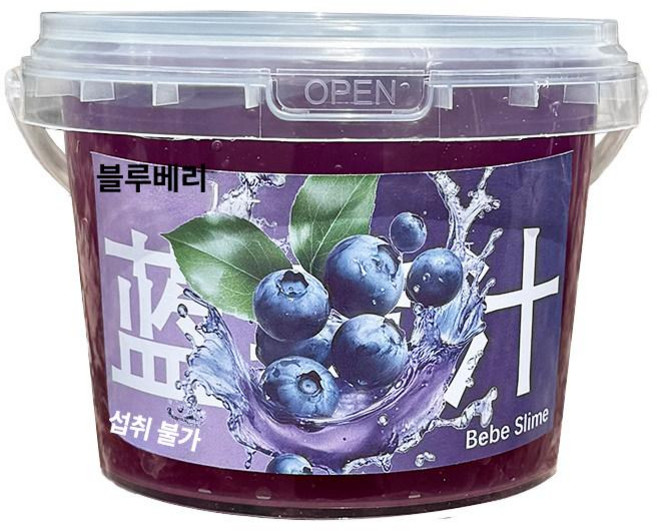 타오바오슬라임 가짜 진흙 장난감, 1개, 1g, 블루베리 주스